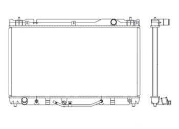RADIADOR LEXUS ES330 ES300 TOYOTA CAMRY V6 2002 A 2006 RADIADOR LEXUS ES330 ES300 TOYOTA CAMRY V6 2002 A 2006