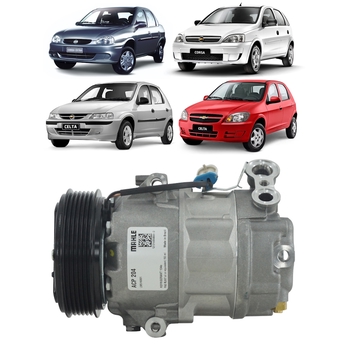 COMPRESSOR CORSA CELTA PRISMA CLASSIC 2002 2005 A 2008 6PK