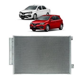 CONDENSADOR DE AR ETIOS 1.3 1.5 2012 A 2022 DENSO