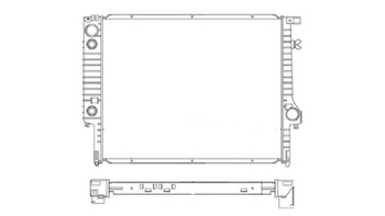 RADIADOR 323I 2.5 AUTOMATICO AR 1988 A 1995