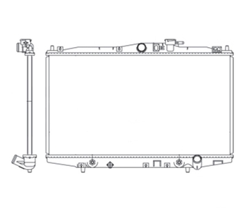 RADIADOR ACCORD 2.3 1999 2000 2001 2002 2003