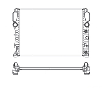 RADIADOR BENZ E 240 320 350 2.6 3.2 3.5 2002 A 2006