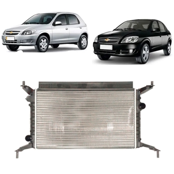 RADIADOR CELTA 2007/2015 PRISMA 2007/2012 COM AR VALEO