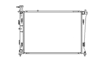RADIADOR CERATO 1.6 AR 2006 2007 A 2013