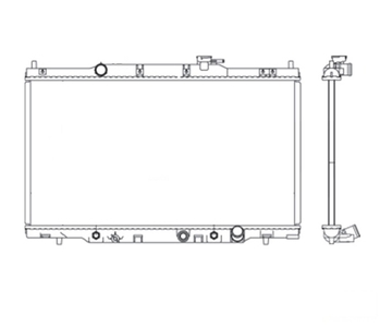 RADIADOR CR-V 2.0 2.4 COM E S AR 2000 A 2007