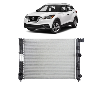 RADIADOR DE AGUA NISSAN KICKS 1.6 COM AR 2016 A 2019 MAHLE