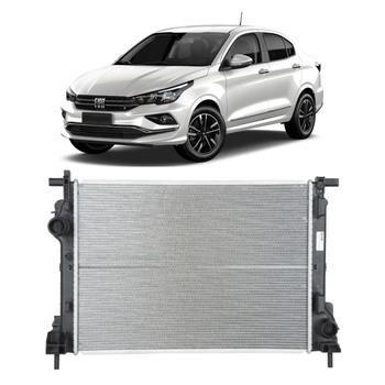 RADIADOR FIAT ARGO CRONOS 1.3 1.8 COM AR 2018 A 2024 DENSO