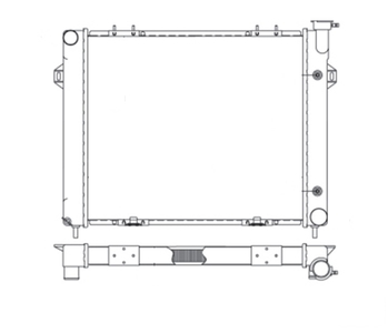 RADIADOR GRAND CHEROKEE 5.2 AR 1993 A 1997