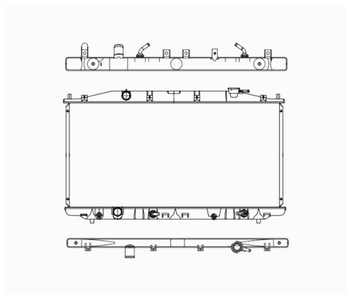 RADIADOR HONDA ACCORD 2.0 AUTOMATICO COM AR 2008 2009 2010