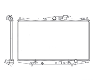 RADIADOR HONDA ACCORD 2.3 COM E SEM AR 1998 A 2002 NOTUS