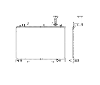RADIADOR JAC J2 1.4 16V MEC MANUAL 2012 2013 2014 2015 2016