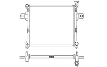RADIADOR JEEP GRAND CHEROKEE 3.0 4.7 6.1 2005 A 2010 NOTUS