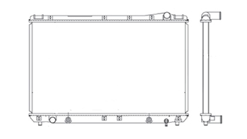 RADIADOR LEXUS CAMRY ES 300 3.0 V6 1991 A 1996