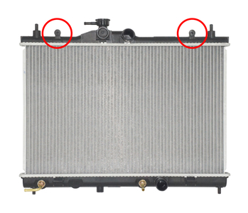 RADIADOR LIVINA TIIDA 2007/2015 AUT SUPORTE ALTO SIST. BEHR