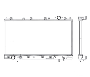 RADIADOR MITSUBISHI ECLIPSE 2.0 1991 1992 1993 1994 A 1999 R