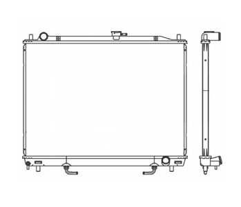 RADIADOR PAJERO MANUAL AUTOMATICO 2003 2004