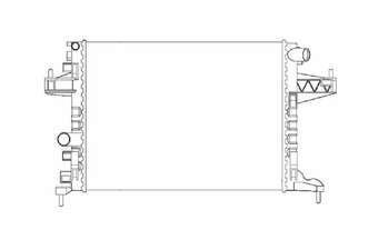 RADIADOR PARA AGILE 2009/2014 MONTANA 2011/2021 MANUAL VALEO