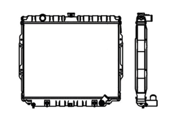 RADIADOR PARA GALLOPER 2.5 1998 A 1999