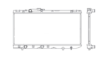 RADIADOR PASEO TERCEL 1.5 MANUAL 1991 1992 1993 A 1996