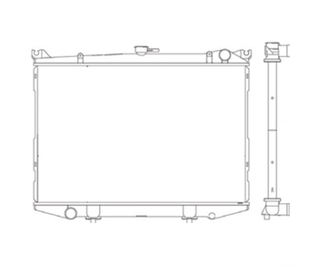 RADIADOR PATHFINDER COM E S AR 1996 A 2004