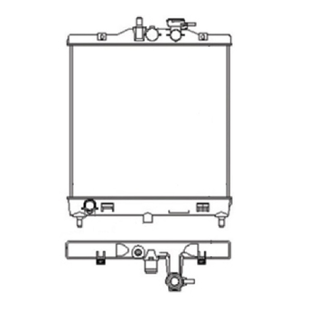 RADIADOR PICANTO COM E SEM AR 2004 A 2011 NOTUS