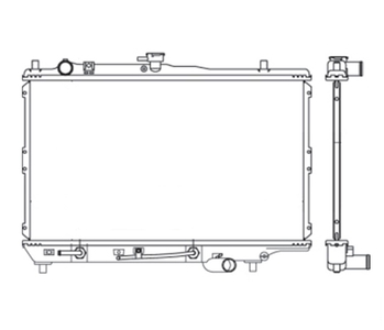 RADIADOR SEPHIA 1.5 1.6 SEM AR 1994 A 1997 NOTUS