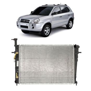 RADIADOR TUCSON 2.0 2.7 2005 A 2014 VISCONDE-MODINE