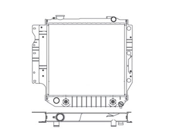 RADIADOR WRANGLER 4.0 COM E S AR 1992 A 2001