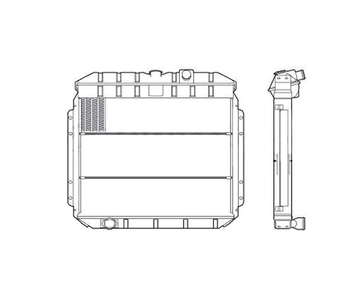 RADIADOR 1989 a 1991 SEM AR VISCONDE-MODINE