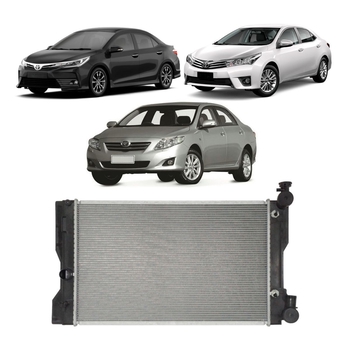 RADIADOR TOYOTA COROLLA 2009 a 2019 1.6 1.8 2.0 COM AR DENSO