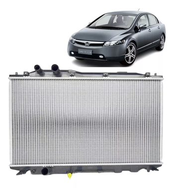 RADIADOR HONDA CIVIC 2006 a 2009 1.8 COM AR DENSO