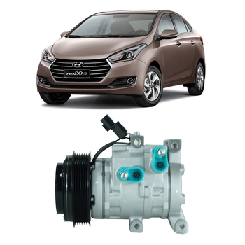 COMPRESSOR HYUNDAI HB20 2012 a 2019 1.6 DENSO