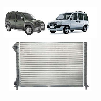 RADIADOR FIAT DOBLO 1.3 COM AR 1.4 1.6 1.8 COM E SEM AR 2001 A 2021 MAHLE