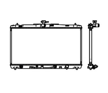 RADIADOR TOYOTA CAMRY 2012 a 2019 3.5 COM AR NOTUS