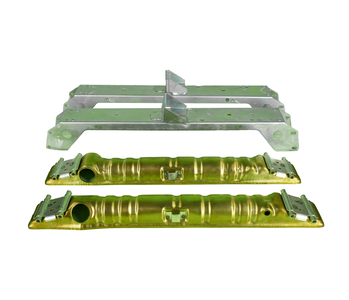 KIT MONTAGEM RADIADOR METAL MB L1622 OF1722 OF1418 2001/2005