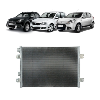 CONDENSADOR PARA LOGAN SANDERO 1.6 2007 A 2013 AUTOMATICO