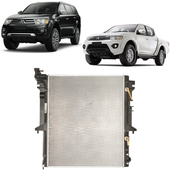 RADIADOR MITSUBISHI L200 TRITON PAJERO DAKAR 2008 a 2016 2.4 3.2 3.5 COM AR VALEO