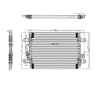 CONDENSADOR FIAT PALIO 1996 a 2011 1.0 1.5 1.6 DENSO
