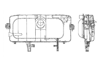 RESERVATORIO MERCEDES-BENZ 1215 C 1418 1721 712 914-C 1998 a 2004 MAGNETI MARELLI