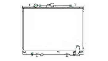 RADIADOR MITSUBISHI L200 1996 a 2007 2.5 COM E SEM AR NOTUS