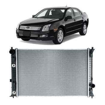 RADIADOR FORD FUSION 2006 a 2009 2.3 COM AR VALEO