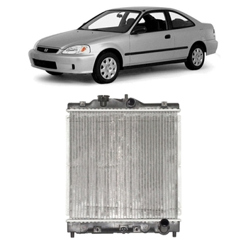 RADIADOR HONDA CIVIC 1992 a 2000 1.6 COM AR DENSO