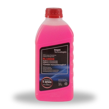 ADITIVO RADIADOR CONCENTRADO VERMELHO ROSA DELPHI RL10008 1L