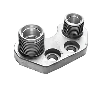 VALVULA CONECTOR COMPRESSOR SANDEN 7B10 ALUMINIO