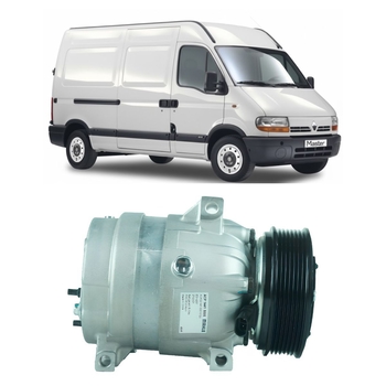 COMPRESSOR AR PARA RENAULT MASTER 2.5 2004 A 2012 7PK MAHLE