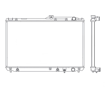 RADIADOR LEXUS CAMRY ES 300 3.0 V6 1992 A 1993