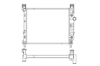 RADIADOR DAKOTA DURANGO COM E S AR 2000 2001 A 2009