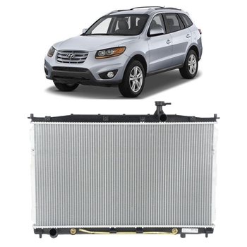 RADIADOR DE AGUA SANTA FE 2.7 COM AR 2006 2007 A 2009 MAHLE