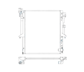 RADIADOR MITSUBISHI L200 TRITON 3.2 DIESEL 2007 A 2023 NOTUS