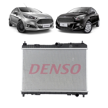 RADIADOR FIESTA KA 1.5 1.6 COM S AR 2013 2014 A 2018